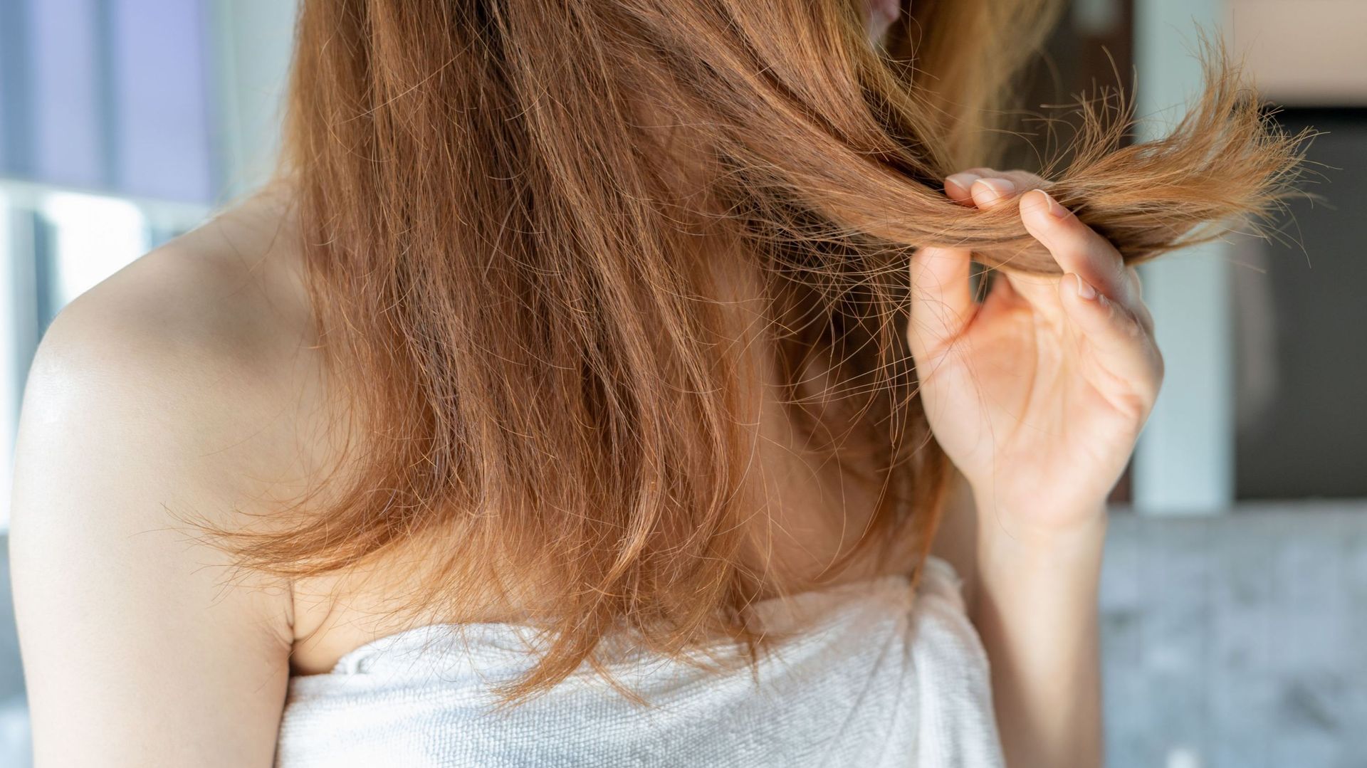 Routine cheveux cassants